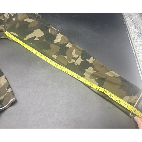 ATHLETA WOMEN’S GREEN CAMOUFLAGE 7/8 LEGGING SIZE XS W/Pocket Stretch Gym - Picture 11 of 11